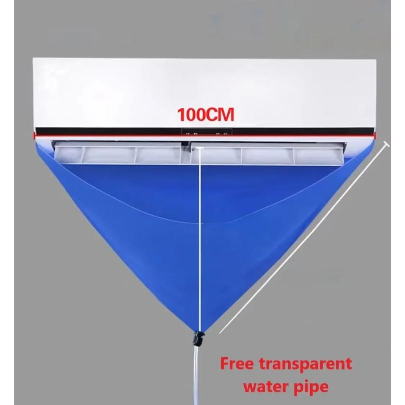 Thickened Cleaner Air Coditioning Cleaning Cover Bag PVC with Water Pipe Home 1-2P Split Hanging Air Conditioner Tools