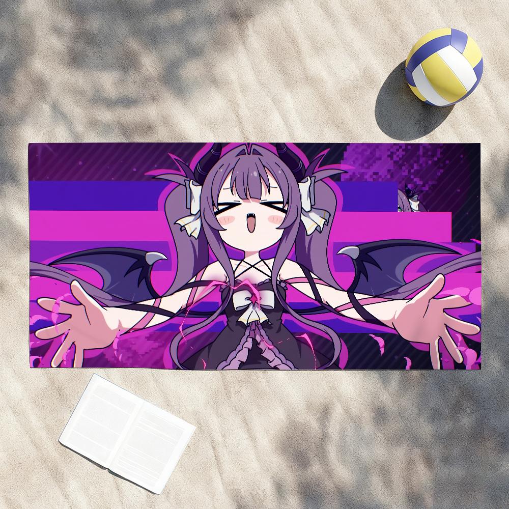 Game Y-Yunyun Syndrome Towel Shower Sauna Travel Spa Quick Dry Gym Accessories Soft Large Beach Towels