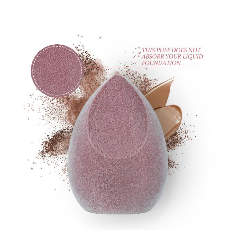 Мягкий бархатный спонж для макияжа, жидкая основа, рассыпчатая пудра, румяна, микрофибра, косметический спонж