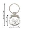 Chihuahua Short-haired, Chihuahua Smooth I - Keychain with a Dog, Keychain with a Print, Personalized Pendant from the Art-Dog Brand