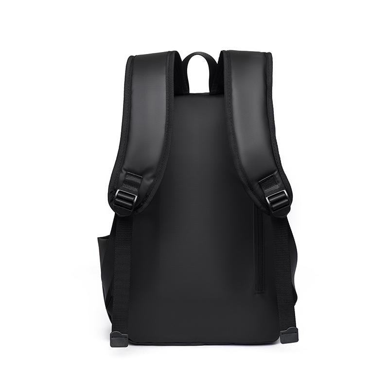 Men's Large Capacity Waterproof Leather Backpack for Casual Sports & Outdoor Travel