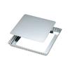 Tiger Crown Tart Pan, Silver, 208 X 208 X 23mm, Square, 210mm, Chrome-Plated Steel, Removable Bottom, 906