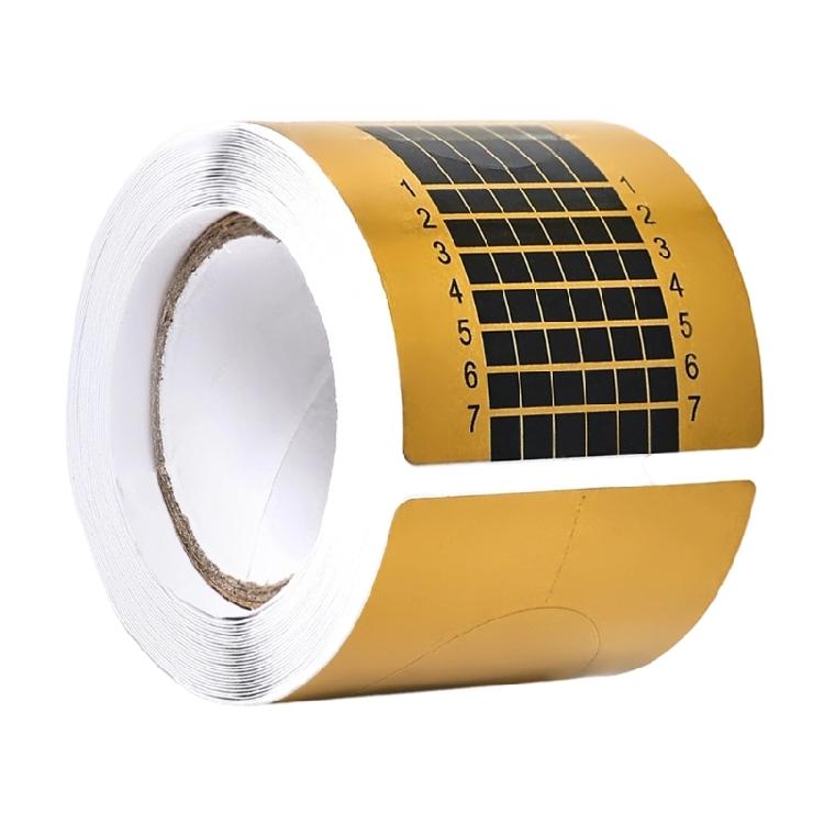 Stable Nail Extension Applicator Clear Rectangular Tool Coated Paper Material For Professional Salon Precisions