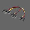 1PC Power Cord Computer Motherboard Socket 6p To Dual 8p Male/Female 1/2 Sata Power Supply Y Splitter Cable Sata Extension Cable