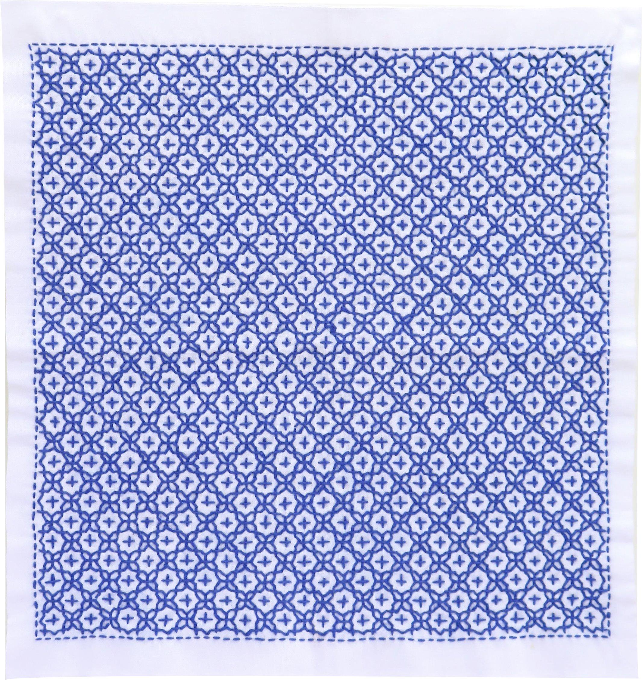 Набор для вышивания крестом Олимпус Сашико Цветок, Салфетка для посуды в одну нить, Стежок, SK-294