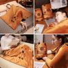 Capybara Flannel Blanket Capybara Plush Casual Warm Roll Blanket Throw Blanket Bedroom Office Bedding Supplies Gift