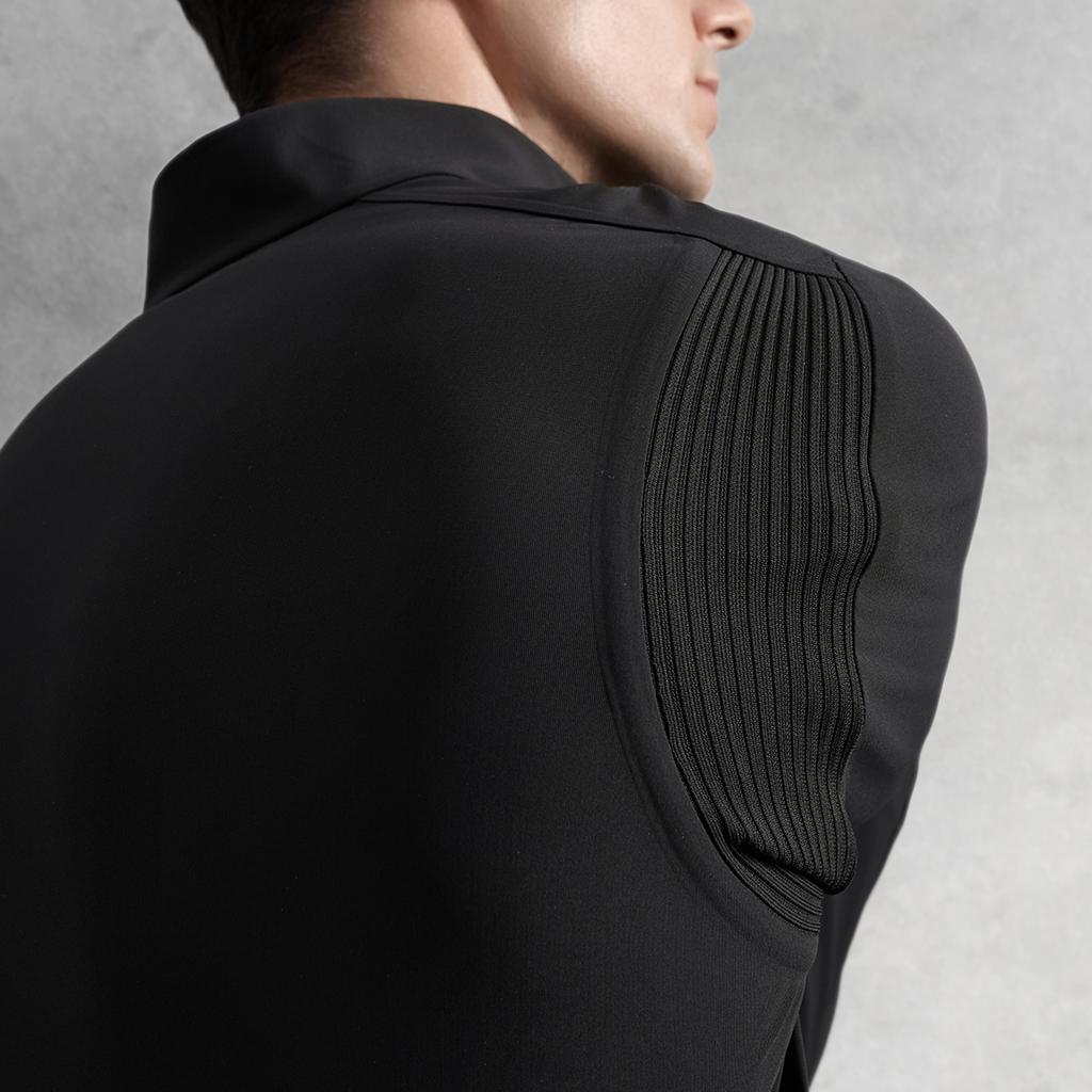 New FILA Golf Series Jackets Men's Pitch Black A11M535501FBK