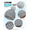 Winter Hat Scarf Gloves and Ear Warmer, Warm Knit Beanie Hat Touch Screen Gloves