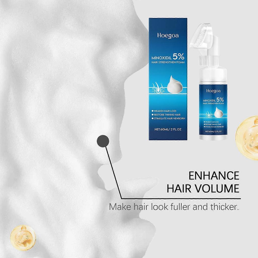 Hoegoa Hair Foam Mousse, Gently Nourishes And Cares For A Smooth Scalp And Moisturized Hair. It Is Convenient To Apply To Mousse