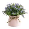 Colorful Faux Plants Artificial Potted Flowers Compact Size Maintenance-Free Indoor Decoration For Living Room