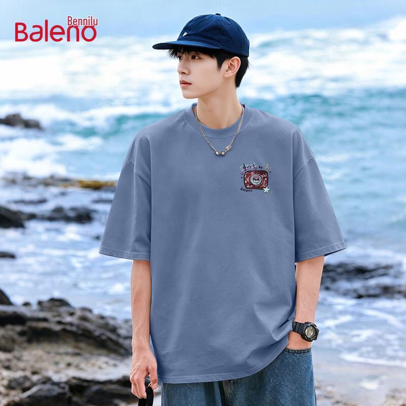 Baleno Men's 2026 Summer Pure Cotton Short-Sleeve T-Shirt