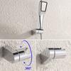 Shower Head Holder Adjustable Chrome Home Improvement