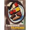 French Sweets Poster Chocolate Delicacy Food Canvas Painting Print Wall Art Picture for Dessert Shop Room Home Decoration