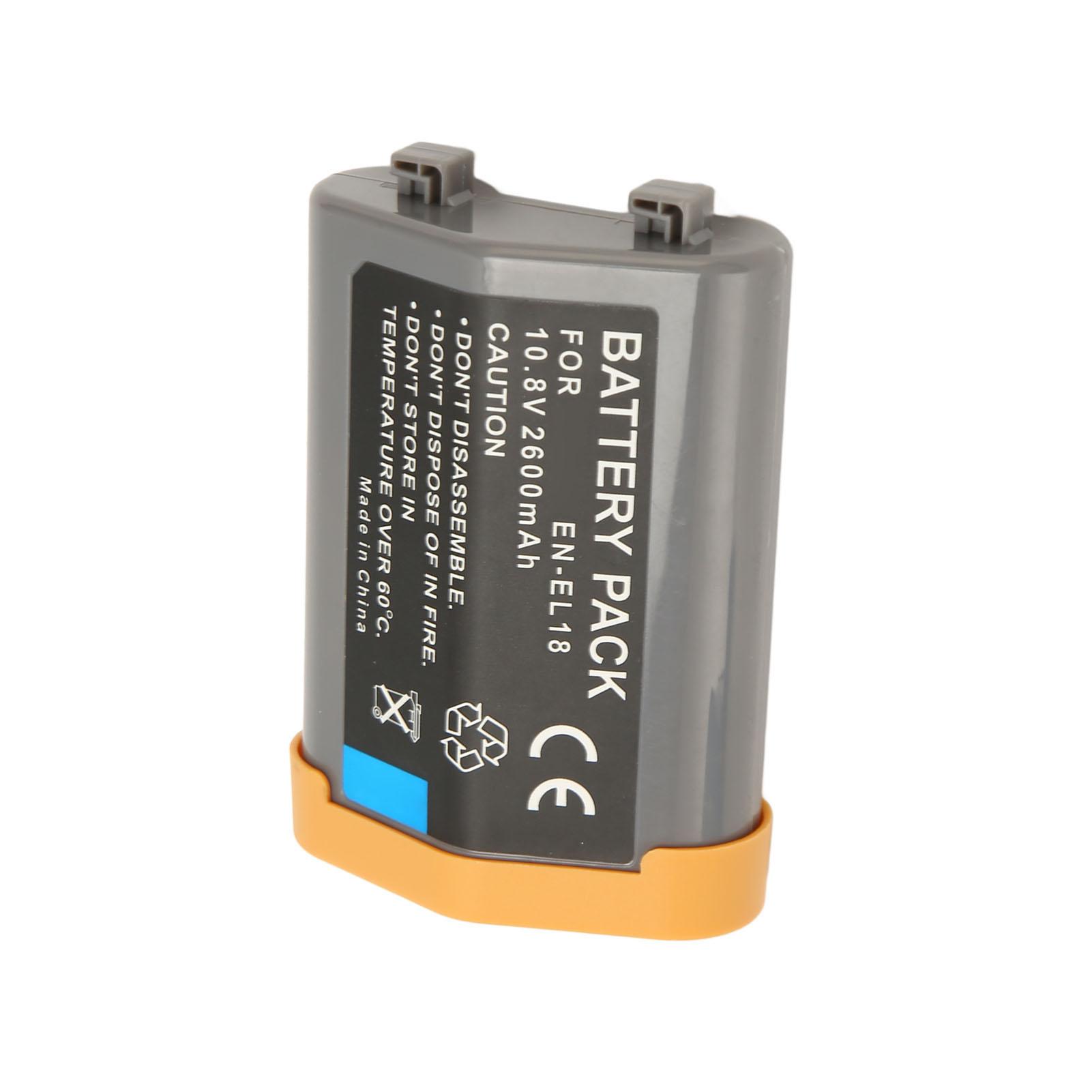 

EN EL18 аккумулятор 10.8V 2600mAh сменный литий-ионный аккумулятор для камеры Nikon D4 D5 D4S D6 D800