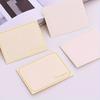 10pcs Golden Writable Greeting Cards Suitable for Birthday Wedding Blessings Congratulations Paper Envelopes ZSY