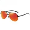 Half-frame Polarized Sunglasses Trend Anti-ultraviolet Toad Glasses Color-changing Night Vision Goggles