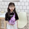 Kuromi Cartoon Kids Coin Wallet With Polyester Lining For Daily School Use