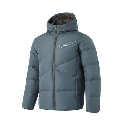 Veste d'extérieur pour homme AYMV767-2 à capuche et logo, résistante à l'eau