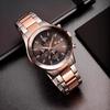 Maserati R8873640014 Sfida Chronograf Dvoubarevné Pánské Hodinky s Černým Ciferníkem