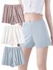 [RUOXIAO] Women's Pettipants, Underpants, Non-See-Through Trunks, Shorts, Bottoms, Underwear, 3/4 Length, Cool, Breathable, 3-Pack (JP, Alphabet, M,