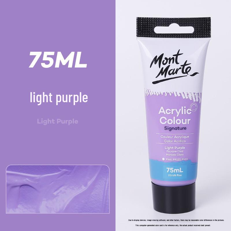 Montmartre 75ml Waterproof Non-Fading Acrylic Paint Set: Perfect for Children’s Textiles and Art Projects, Sunscreen Formula