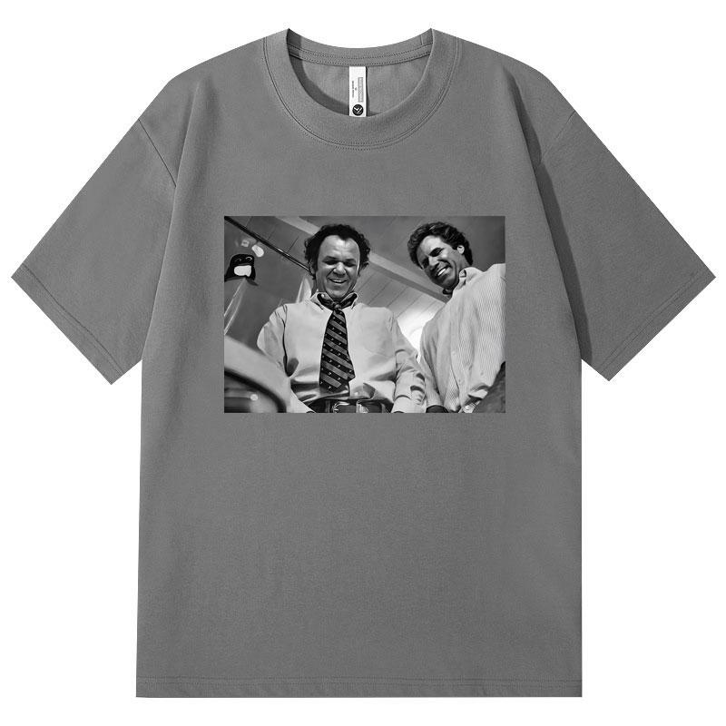 Maglietta Stampata Divertente Film Step Brothers Unisex Moda Unisex Vintage Manica Corta T-shirt Estiva Casual Larga 100% Cotone Magliette