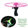 1pc Pull Wire Glow Ufo Funny Spinning Flyer Luminous Led Light Handle Top Toys For Kids Gifts Outdoor Sport Parent-child Game