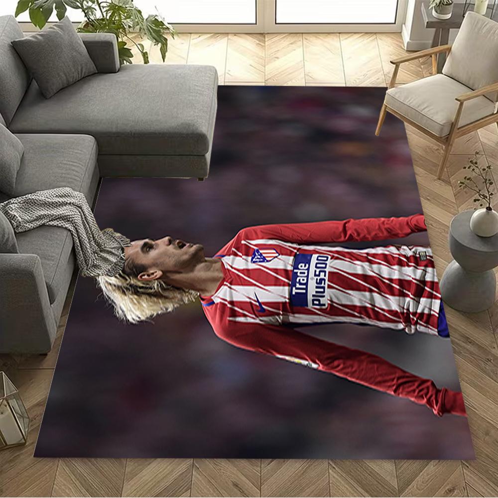 Football Player Celebration Floor Rug Office Rug Perfect for Hallway Decorate room Study room Living Rooms Anti-slip Rug Anime Office Decor