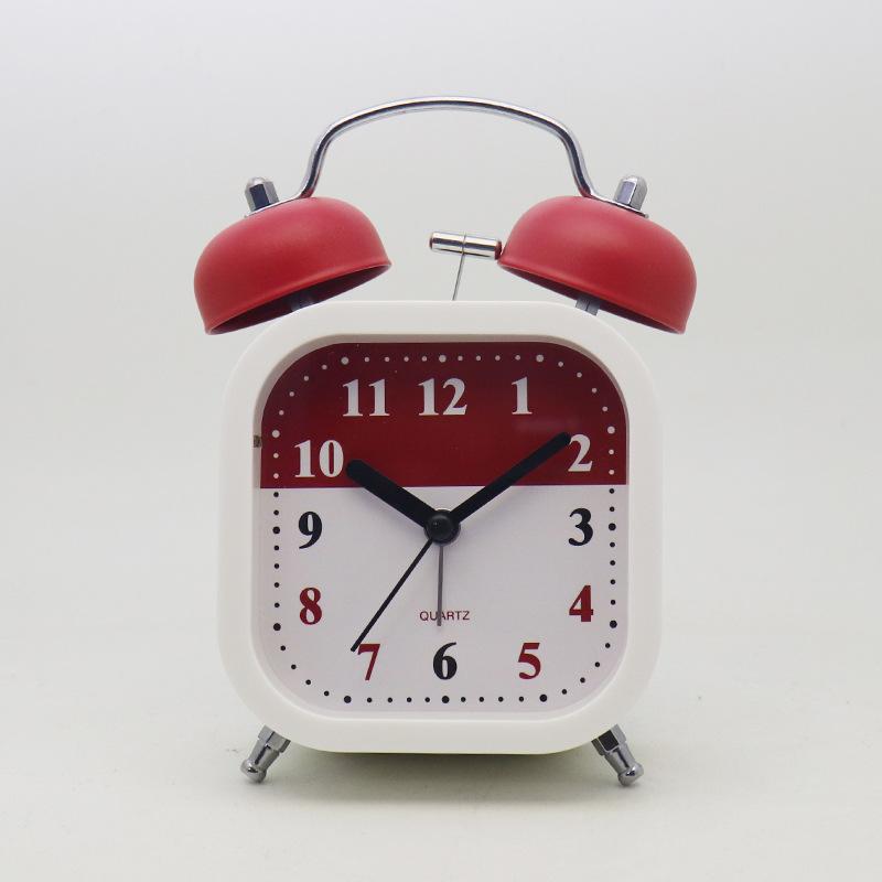 Будильник Бесшумный Спальня Прикроватный Простой Студенческий Будильник Мультяшные Часы Многофункциональные Металлические Детские Светящиеся Маленькие Часы