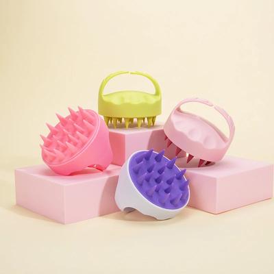 Shampoo Head Scalp Massage Brush Silicone Soft Skin Friendly Hair Washing Massager Comb SPA Massage Brush Hair Tool Salon