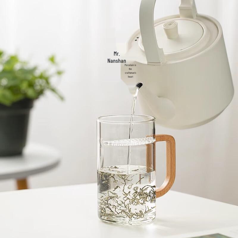 Nanshan Glass Green Tea Cup with Lid