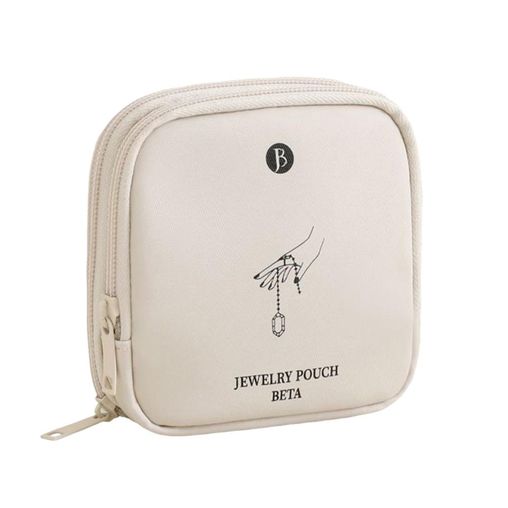 Portable PU Leather Jewelry Packing Bag Large Capacity Multi-layer Jewelry Storage Case Rings Organizer Small Items