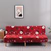 Christmas decoration folding sofa bed cover sofa covers spandex double seat cover slipcovers for living room geometric print