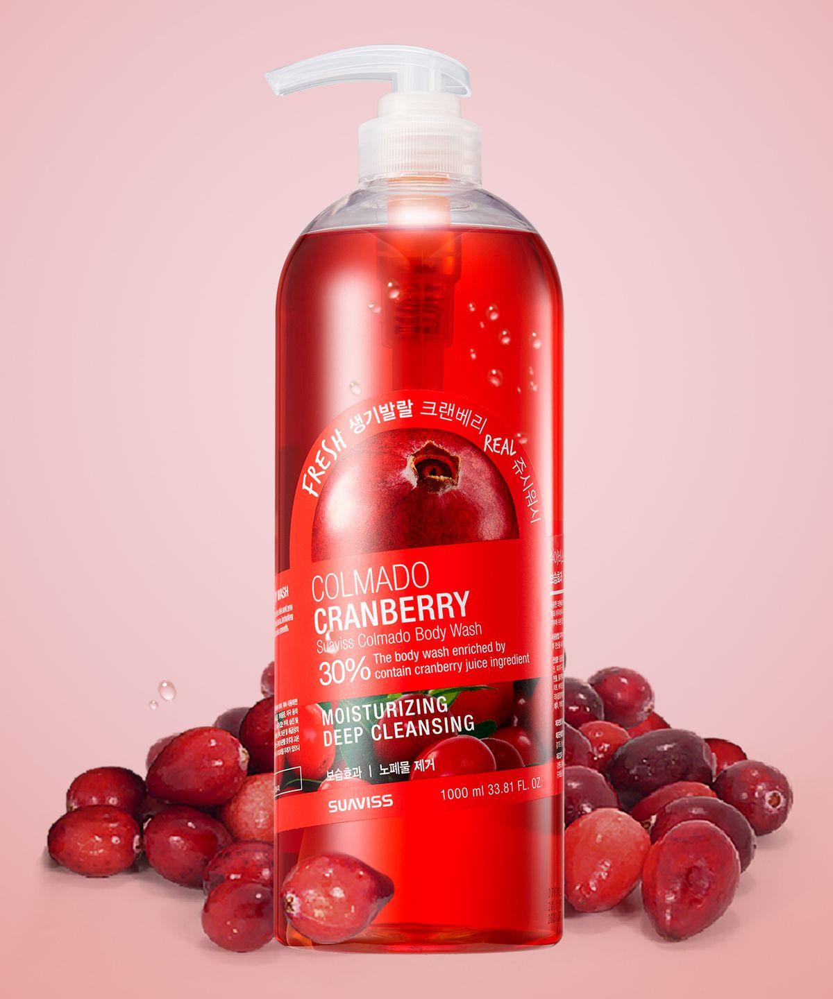 Colmado Cranberry Body Wash 1000ml WS01AB08 x 2