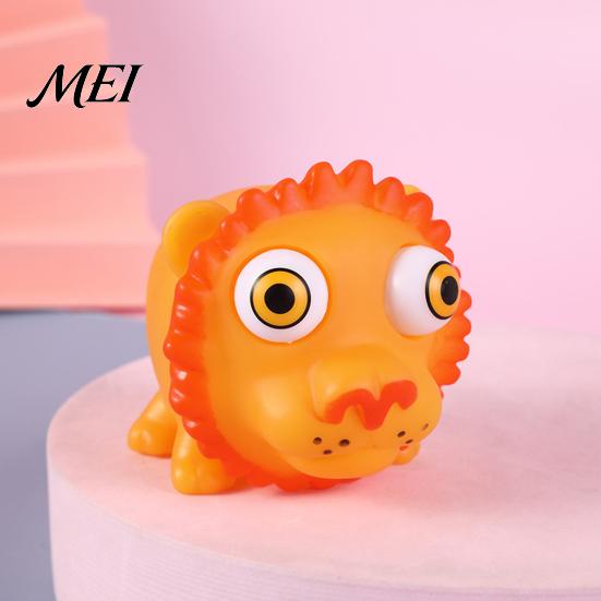 Animal Stress Relief Toy Popping Eyes Squeeze Toy, Cartoon Sensory Focus Aid Hand Relaxation Fidget Party Favors
