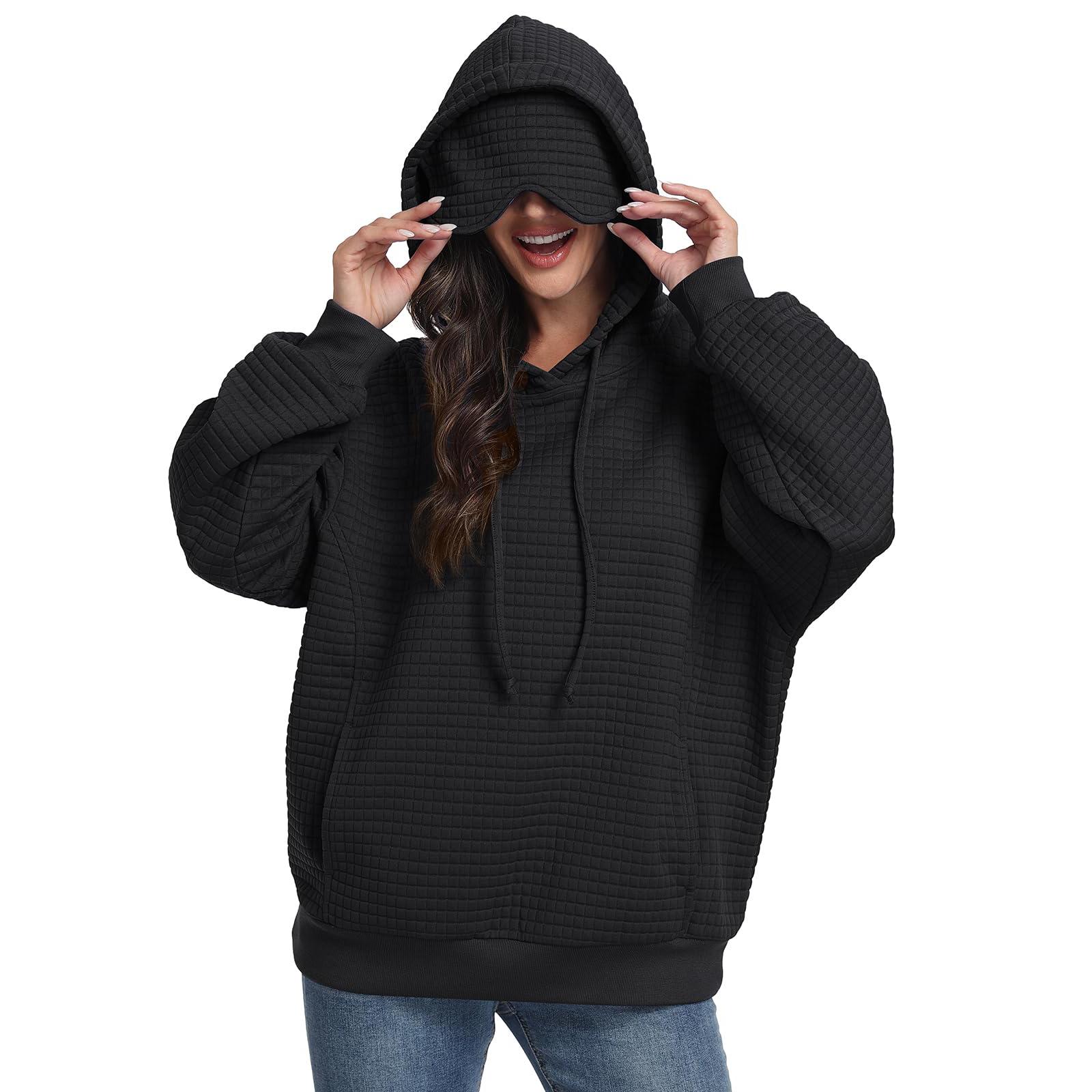 

Женский модный однотонный топ с длинным рукавом XL чёрный