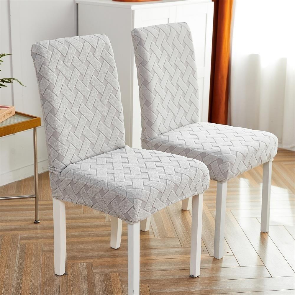 Dust-Proof Jacquard Chair Cover Thicken Chair Seat Covers Anti-dirty Stretch Slipcovers  Home Decor