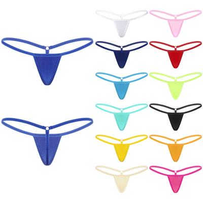 Damen Sexy G-String Tangas Höschen Unterwäsche Low Rise Bikini Bottom Slips