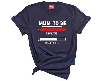 Mum To Be 2nd Child T-shirt Second Baby Announcement Mummy Mother Gift
