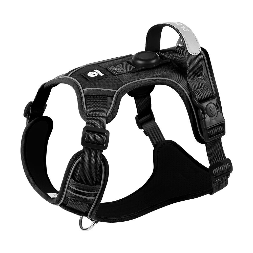 Anti-Pull Dog Harness for Large Dogs Labrador Golden Retriever Reflective No Pull Pet Vest GPS Tracker Compatible