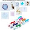 WOYUE Microscope Slides, 35 Colorful Biological Microscope Specimen Slides for Primary and Secondary Use, Gift