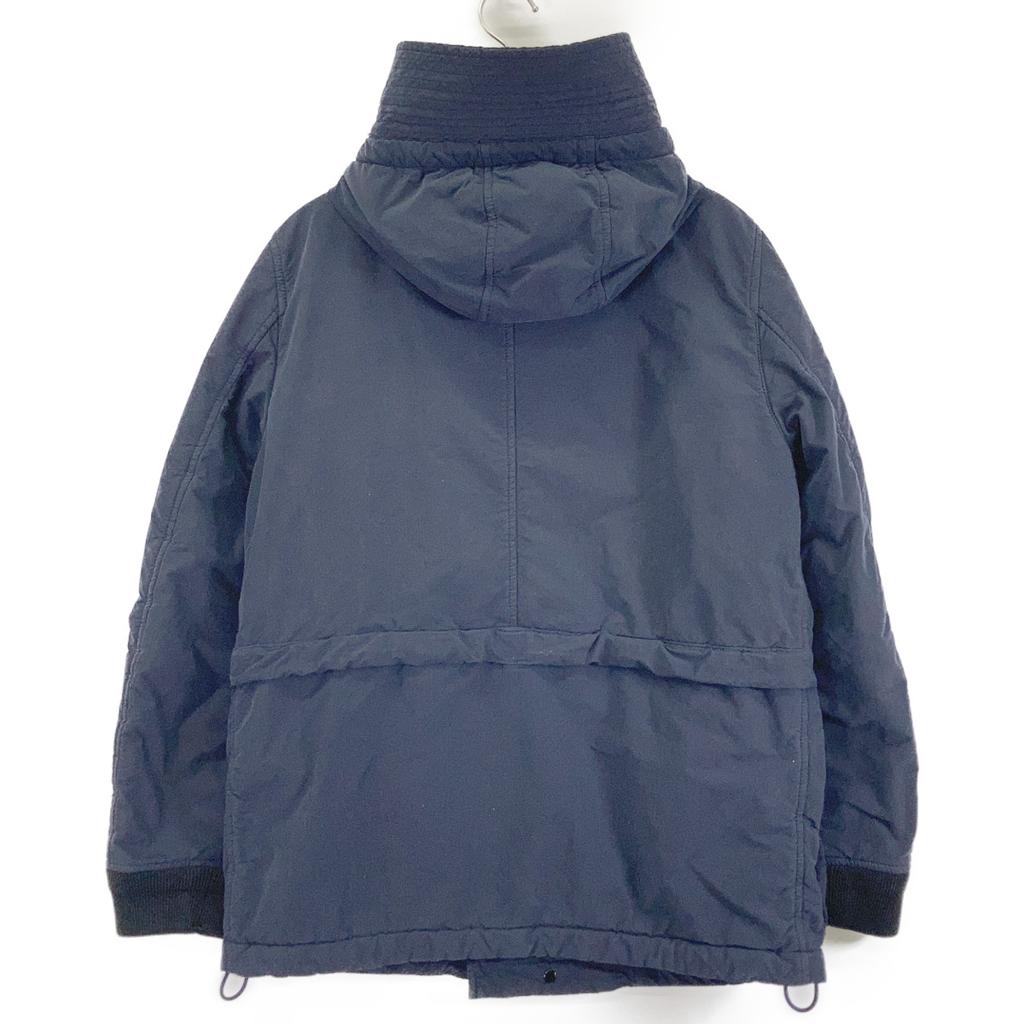 STONE ISLAND [Domestically Authorized] 751541131 DAVID LIGHT-TC WITH MICROPILE Cargo Pocket Hooded Jacket Jacket M NavyUsed