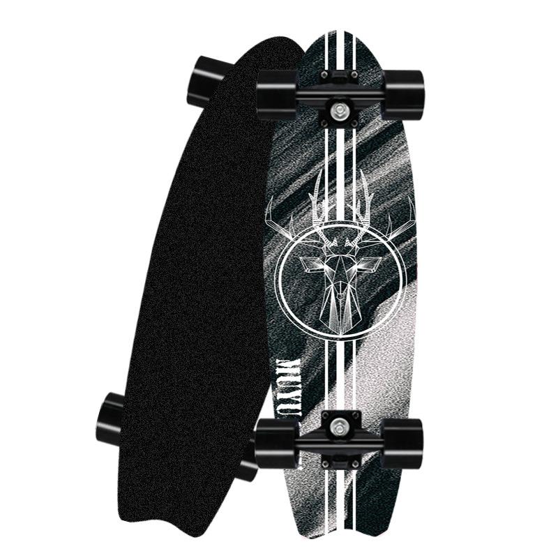 

Профессиональный скейтборд для серфинга, кленовый скейтборд Single Rocker, круизер, скейтборд, лонгборд, детский спорт, уличный спортзал