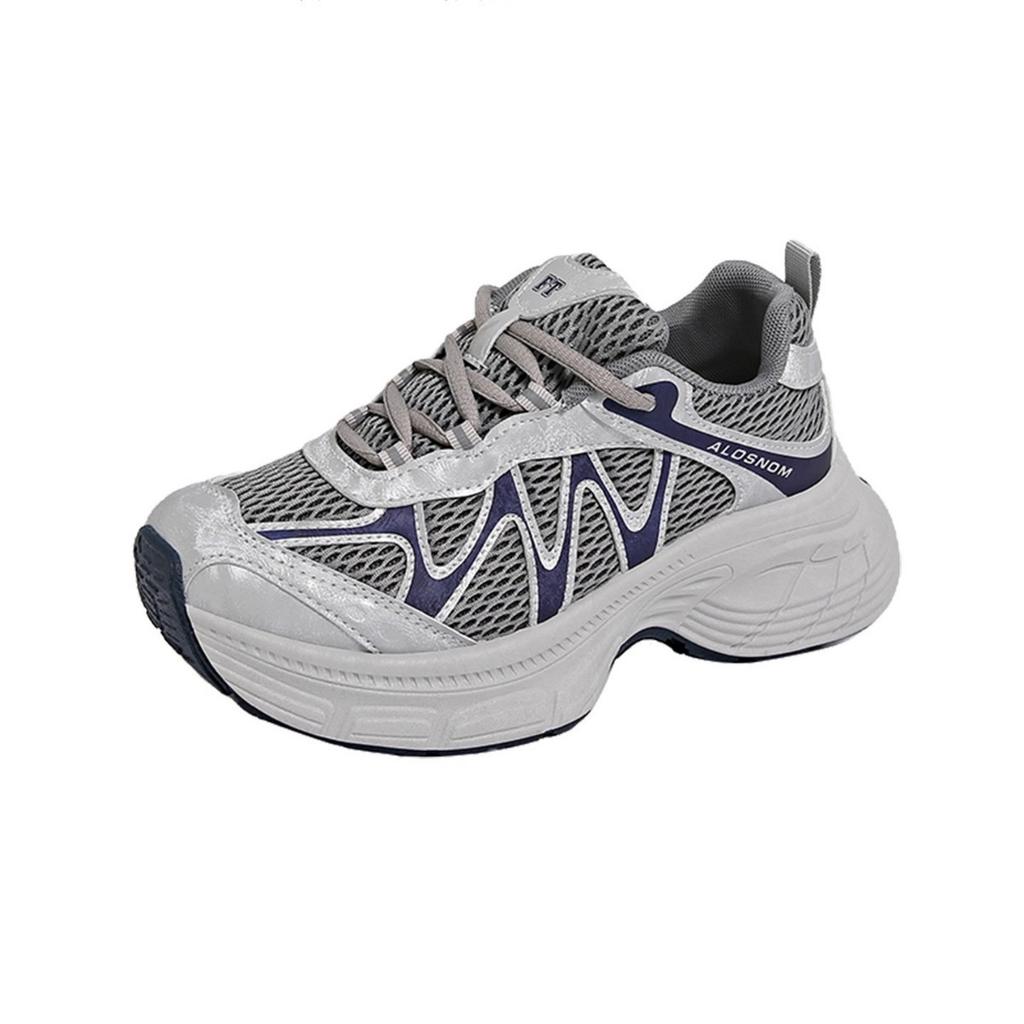 [Uncle Shoes] Autumn platform dad shoes women's non-slip women's shoes ins2025 mesh casual sports shoes new