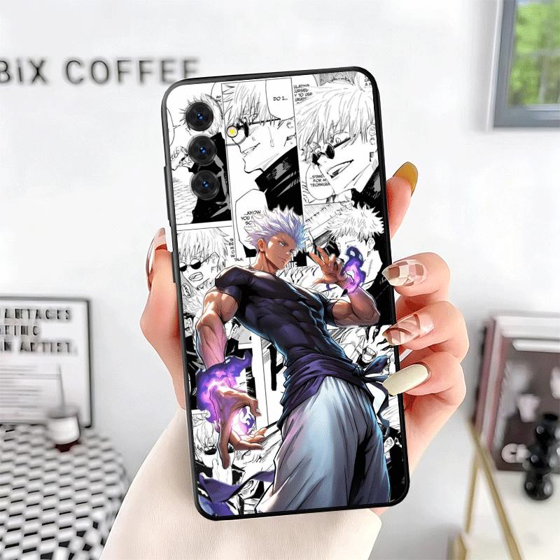 Anime Gojo Satoru JUJUSU Soft Phone Case for Samsung A17 A37 A57 A16 A26 A36 A56 A15 A25 A35 A55 A14 A24 A34 A54 A13 A23 A33 A53