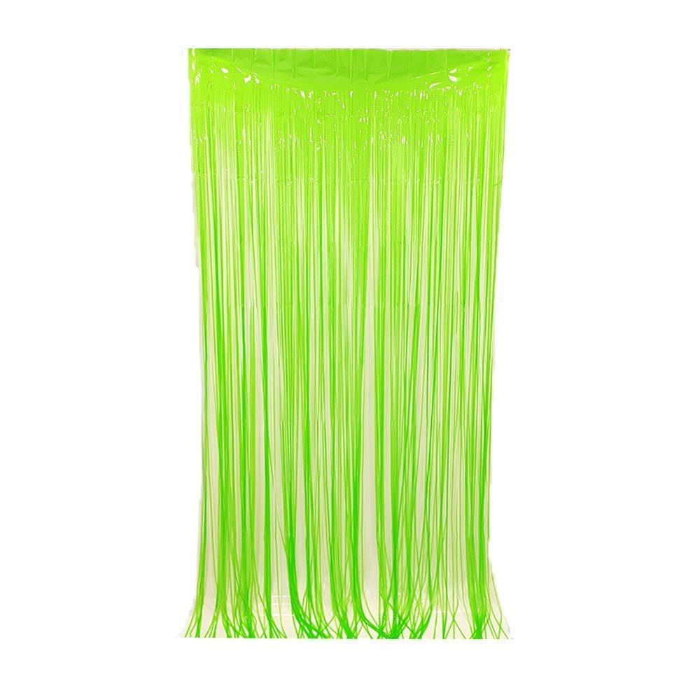 Wielobarwna Zasłona Frędzlowa Kolor Neonowy Dekoracja Imprezowa Fluorescencyjne Streamery Makaronowe Zasłona Fluorescencyjna Impreza Świecąca w UV