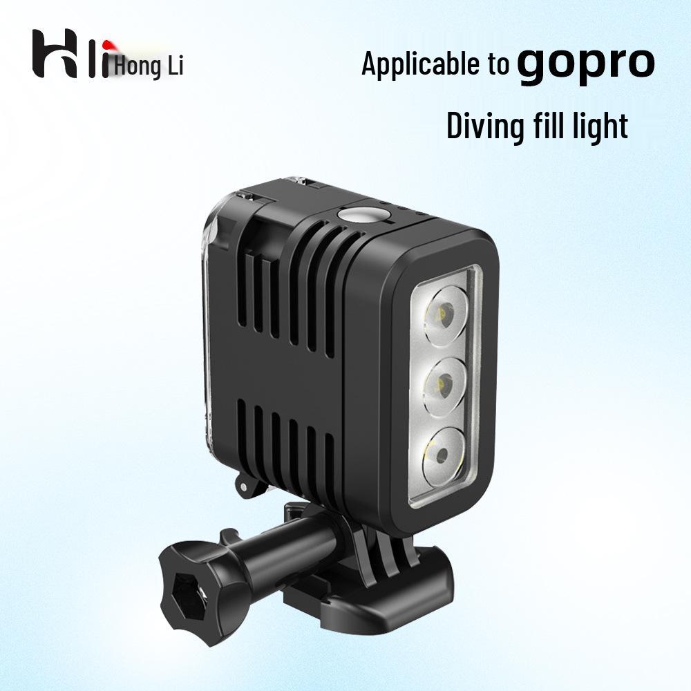 Waterproof Fill Light for GoPro Accessories - Compatible with GoPro 9-13 Sports Cameras