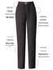 2024 Women's High Waist Wool Harem Pants - Plus Size & Casual Fit for Autumn