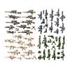 25/50/100Pcs Military Weapons SWAT Gun Cannon Soldier Army Police Hat Building Blocks Figure Accessories Model Bricks DIY Toy