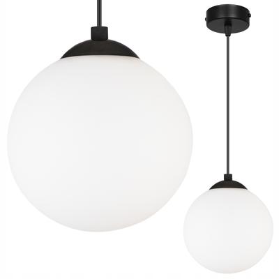 CEILING HANGING LAMP, SPHERE, BLACK, LED, 15cm